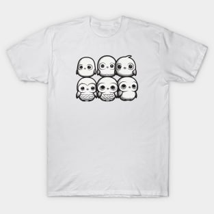 Birds pack doodle T-Shirt